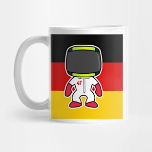 Mick Schumacher Custom Bobblehead - Flag Edition 2021 Season Mug